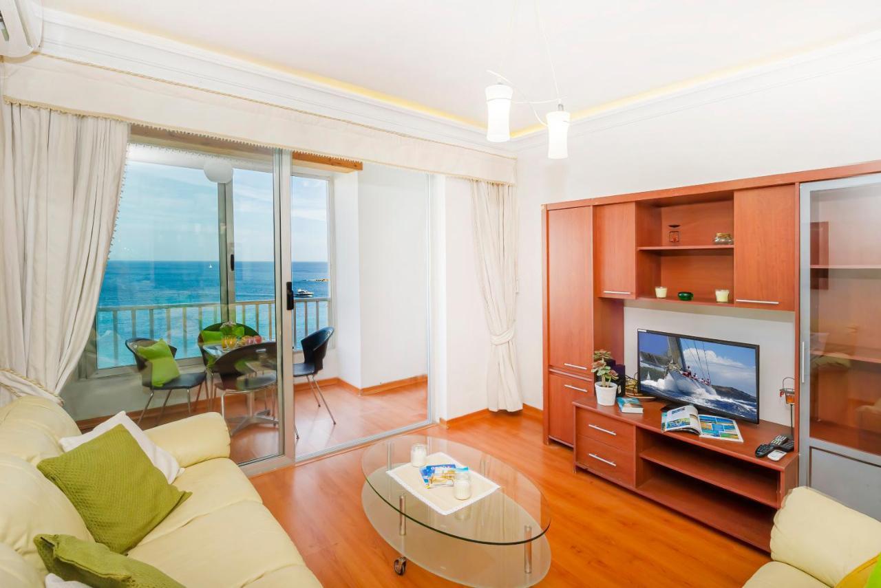 Spinola Bay Top Floor Seafront 3 Bedroom Apartment With Panoramic Sea Views - By Getawaysmalta San Julián Exterior foto