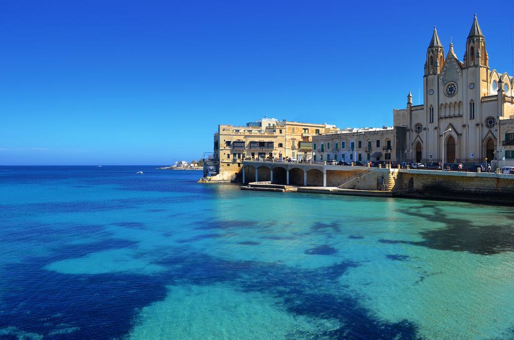 Spinola Bay Top Floor Seafront 3 Bedroom Apartment With Panoramic Sea Views - By Getawaysmalta San Julián Exterior foto